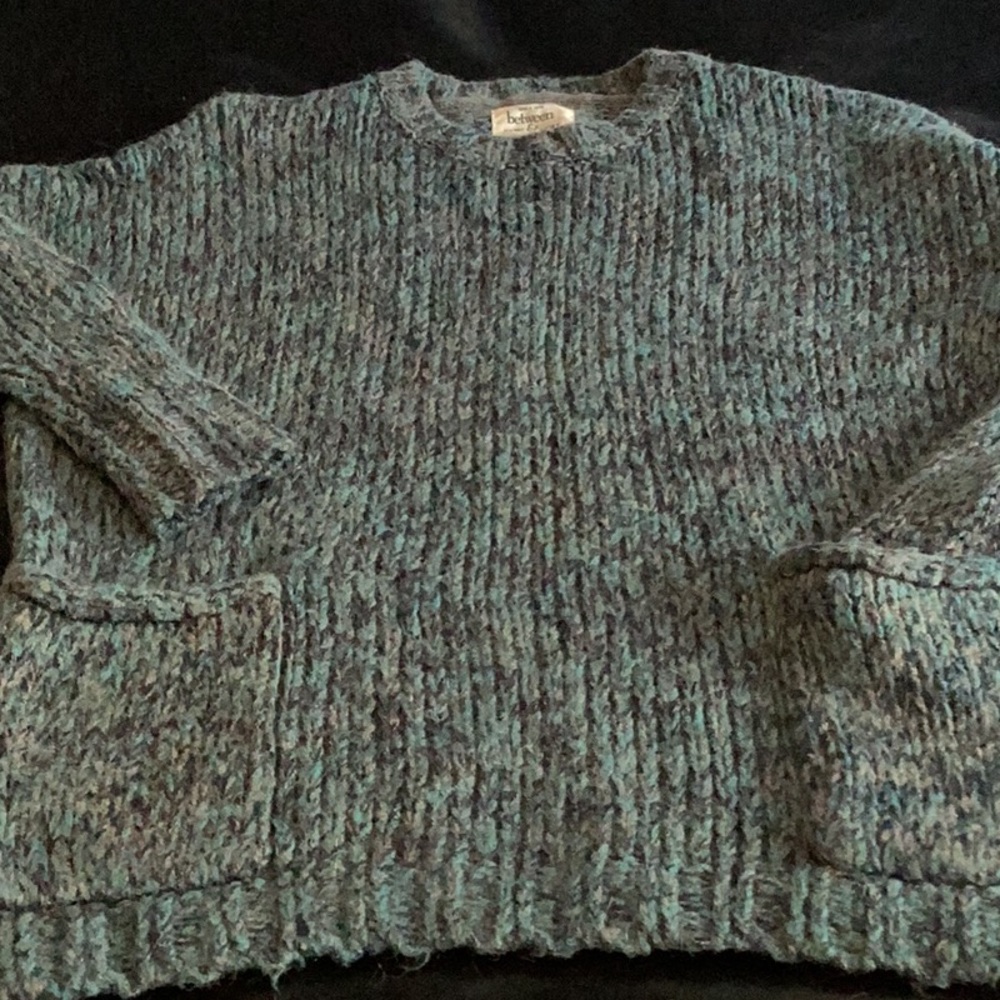 Heathered Blue gray Sweater